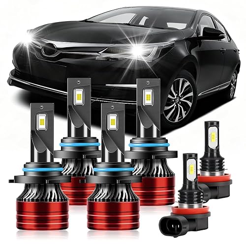 Light Bulbs Compatible for 2009-2013 Toyota Corolla 9005 High Beam