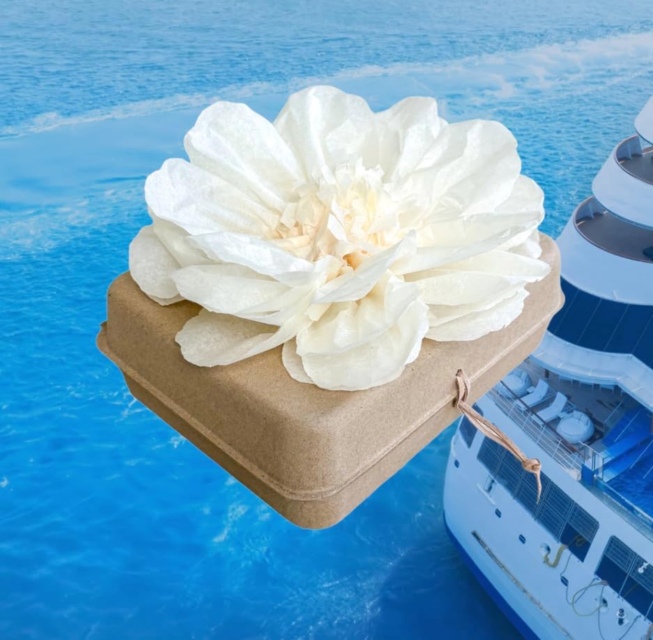Biodegradable Water Burial Urn Kit - Cruise Approved | Ocean Ashes Scattering Ceremony with Certificate | Eco-Friendly Memorial Urn. (Small) - Image 3