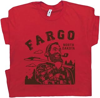 Fargo North Dakota T Shirt for Men Women Minnestoa Twin Cities Cool 90s Vintage Movie Graphic Tee Paul Bunyan Tee