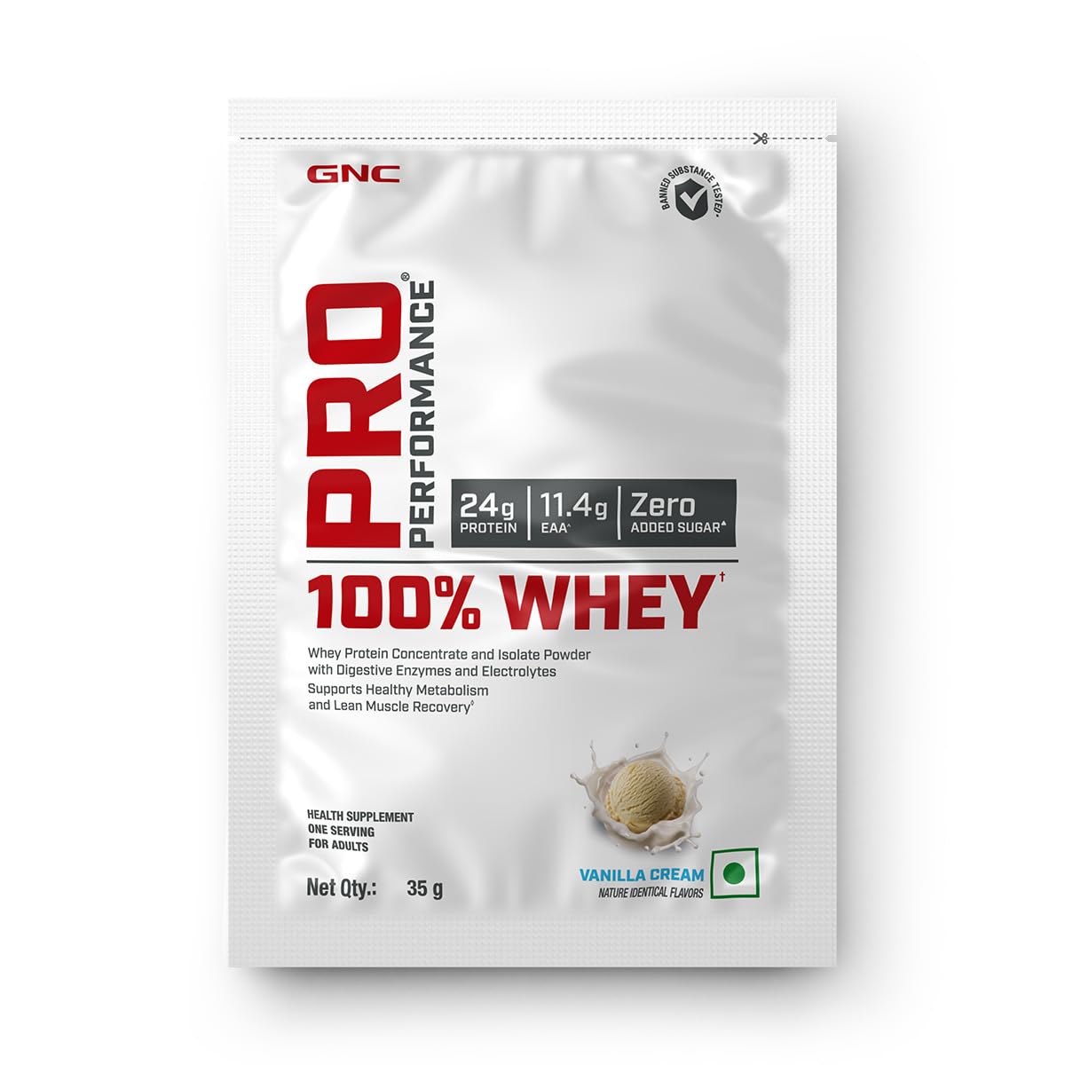 GNC Pro Performance 100% Whey Protein | New Formulation | 24g Protein, 5.7g BCAAs, 12.3g EAAs | Added DigeZyme® | Whey Isolate & Concentrate Blend, Low Carb (4.51g), No Added Sugar | Chocolate Fudge, 4kg — Amazon image 14