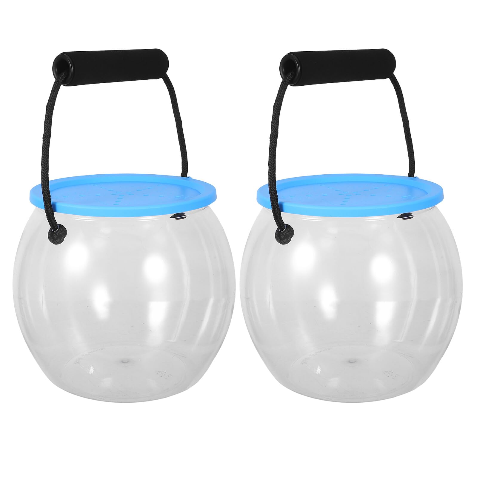 Seau aquarium jouet transparent portable Gatuida avec couvercle