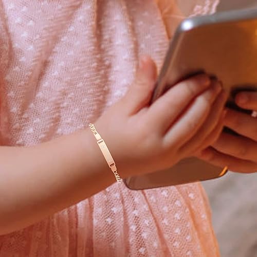 Miniatura 7 de Party to Be Personalized Baby Bracelet, Custom Baby Name Bracelet, Kids Bracelet for Girls and Boys