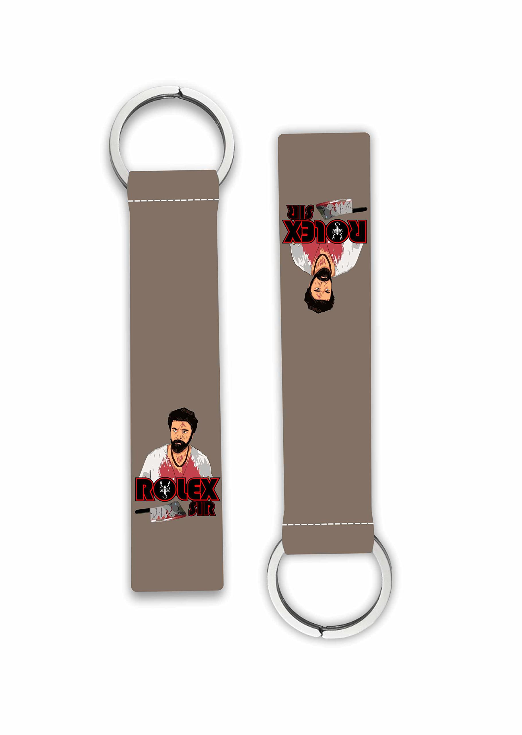woopme 1Pcs Tamil Actor Surya Rolex Printed Lanyard keychain Holder Bikes Cars Scooters Boys Girls Key Holder Key Tag Multicolored (6 x 1 Inches)-picture-51