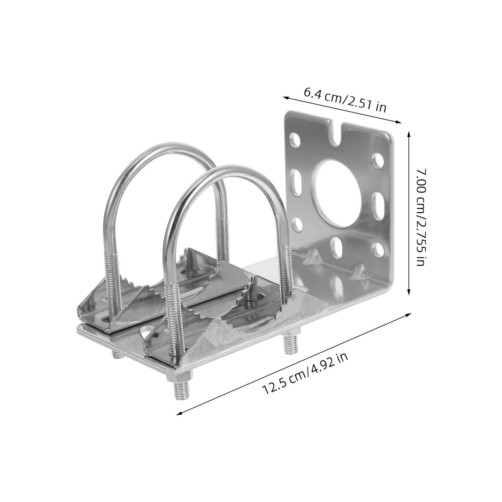 Homoyoyo 4pezzi Staffa Antenna in Lega di Alluminio Supporto per Forma di Staffe per Montaggio su Tetto Soffitta e Parete per Elettronica