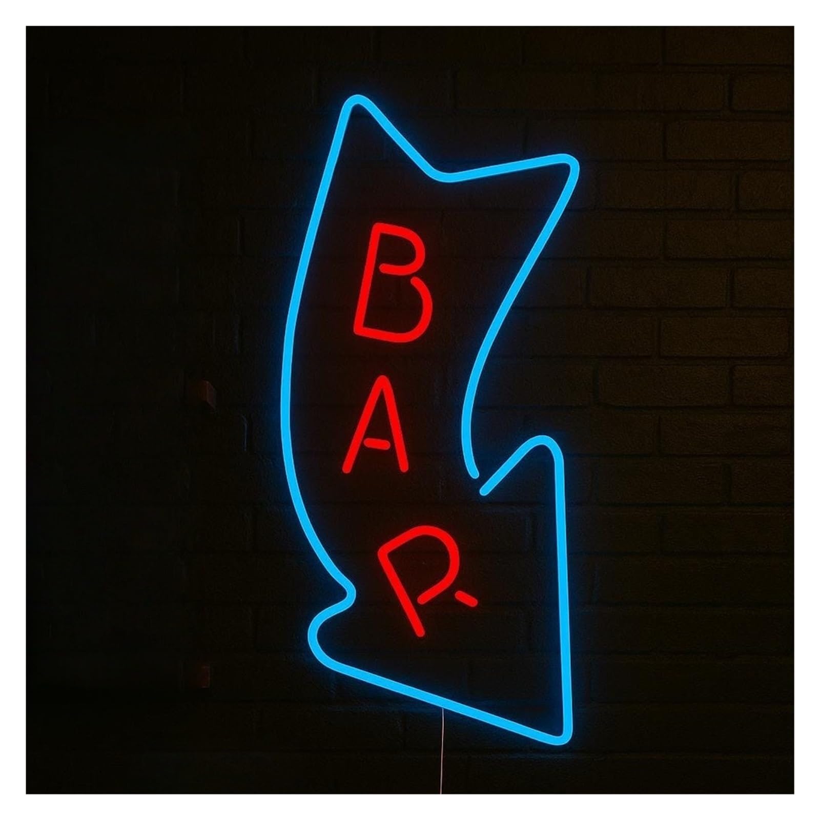 SHOUXI Sign Lamp BAR Neon Sign, Suitable for Kitchen Man Cave Decor with Dimmable 38cm