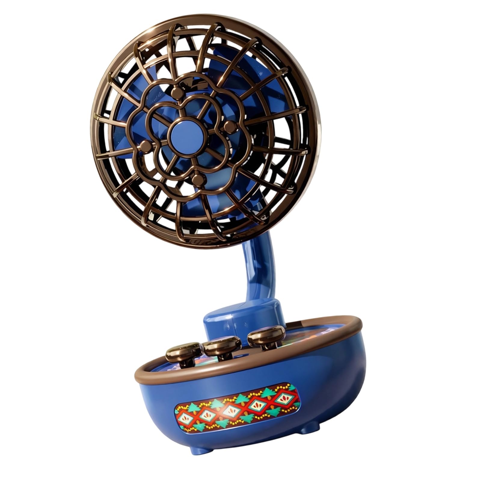 PANGBOER Quiet Small Air Circulators Fan for Offices Home Outdoor Travel School Use USB Rechargeable Desktop Enduring Portable Air Cooling Desktop Table
