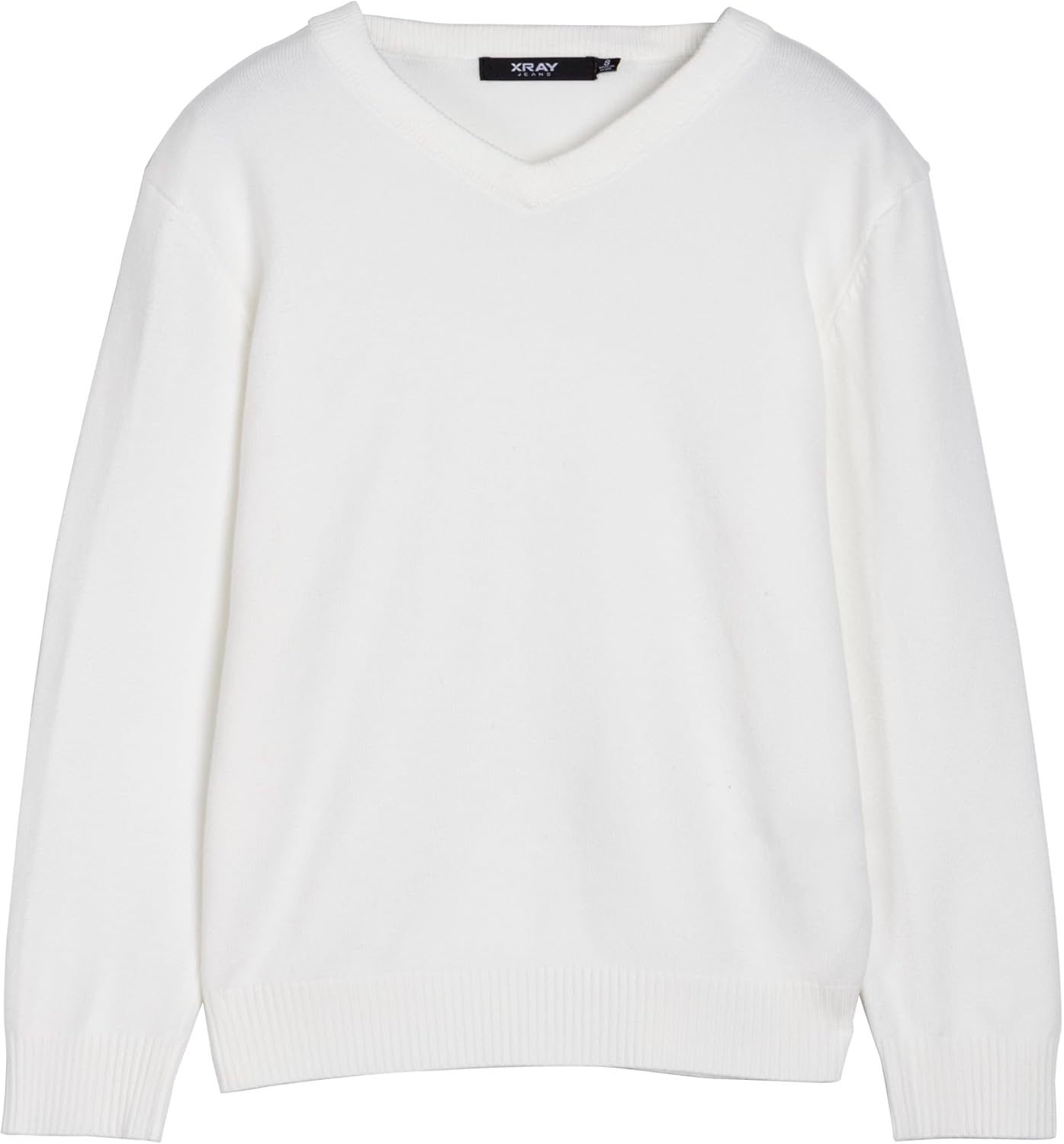X RAY Boys School Uniform Sweater V-Neck (XS - XXL), Big Boys' & Little Kids Youth Long Sleeve V Neck Pullover Sweater