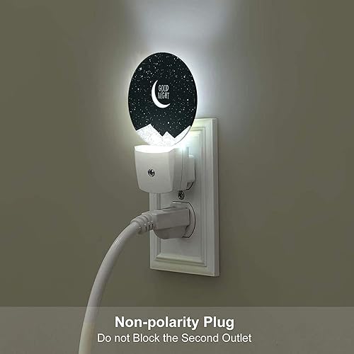 Miniatura 4 de Axayaz Luna anochecer a amanecer ronda noche luz buena noche cielo luna estrellas montaña negro blanco sensor automático lámpara hogar escalera