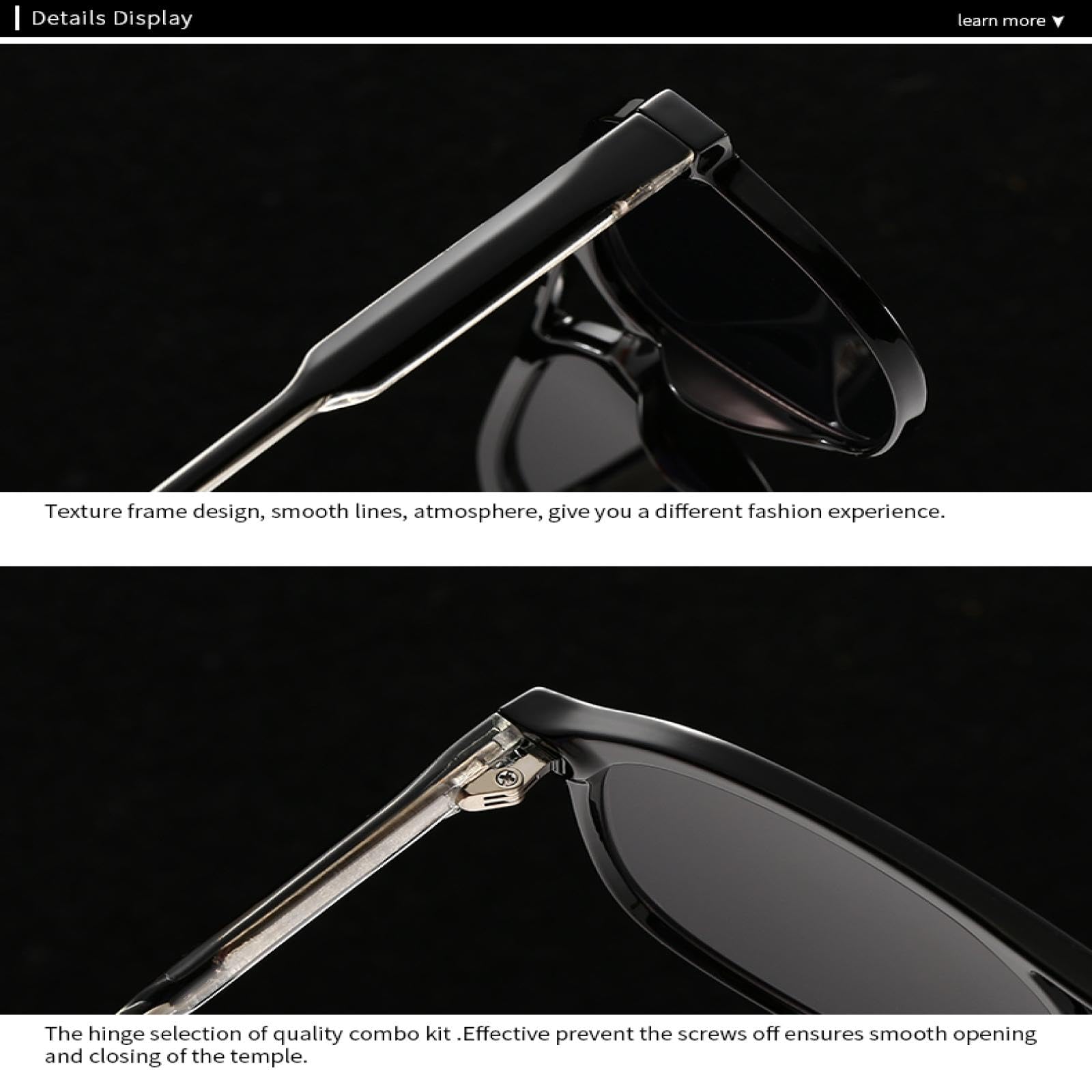 Okulary przeciwsłoneczne Fashion Square Frame Okulary przeciwsłoneczne do jazdy samochodem Okulary męskie z dużą ramką