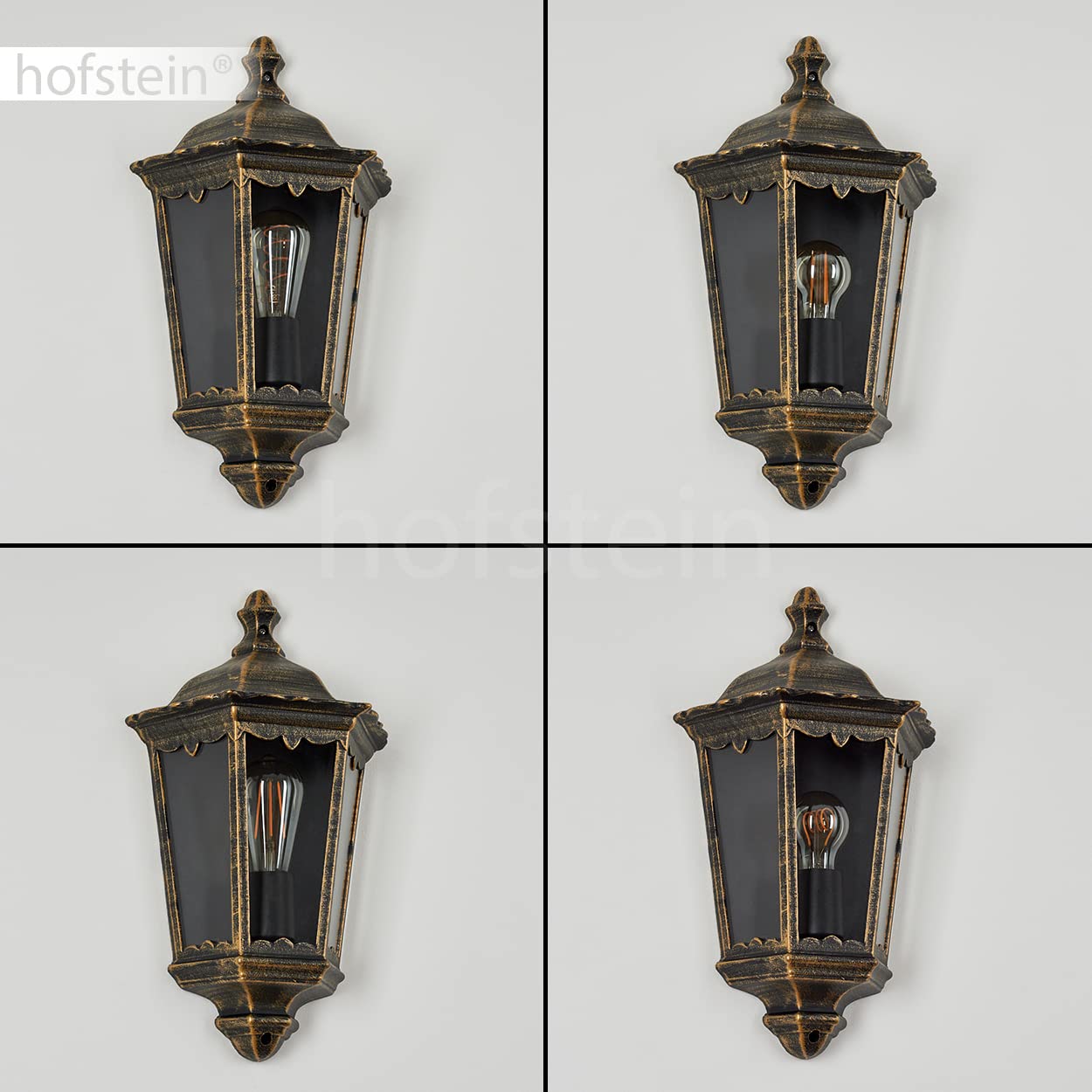 Lantaarn naar beneden gericht - Wandlamp Hereford