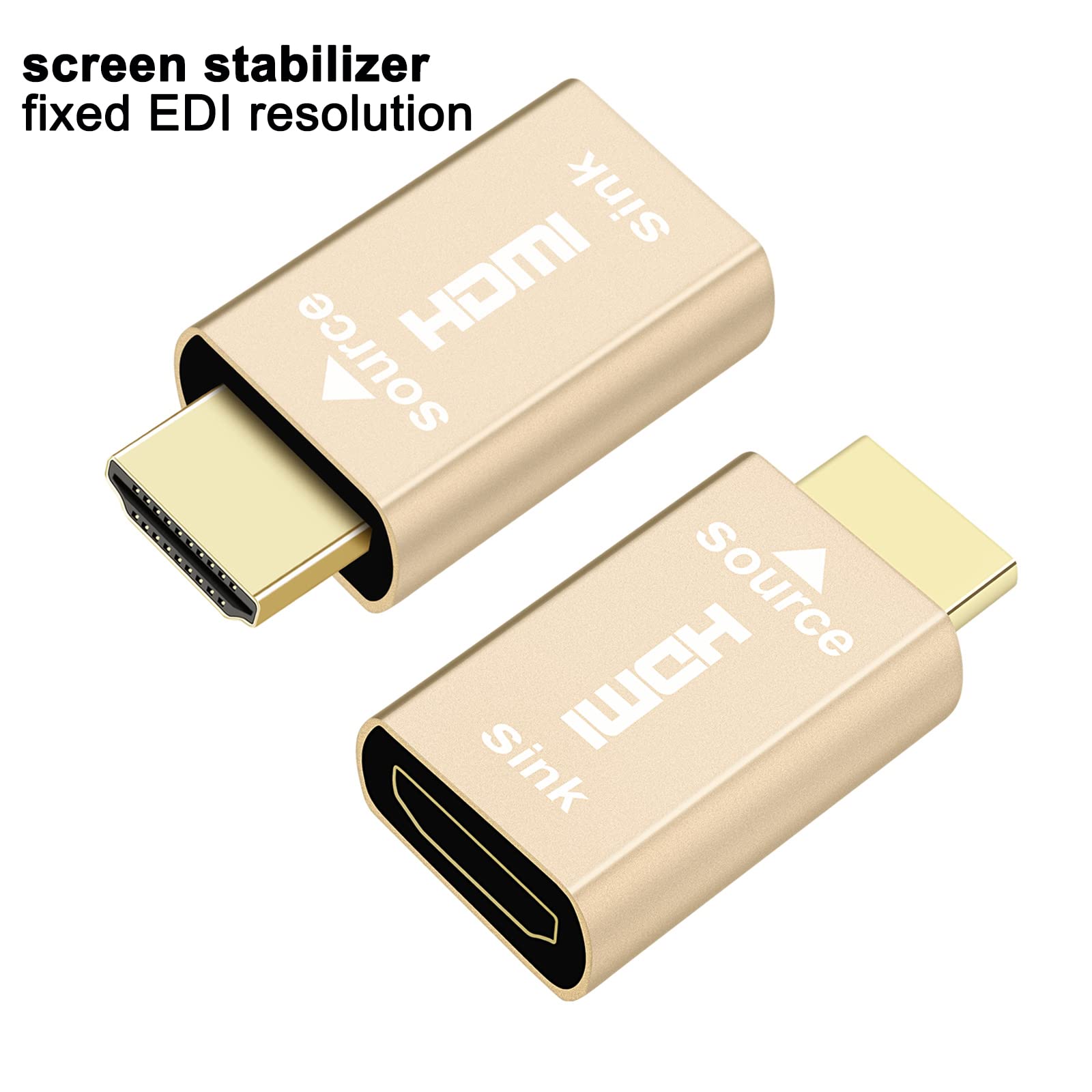 DTECH HDMI EDID Emulator to Keep EDID Pass Through Male to Female  Fit-Headless Adapter Work for Computer Multi-Display Setups Splitters  Switches Extenders: Amazon.co.uk: Electronics & Photo