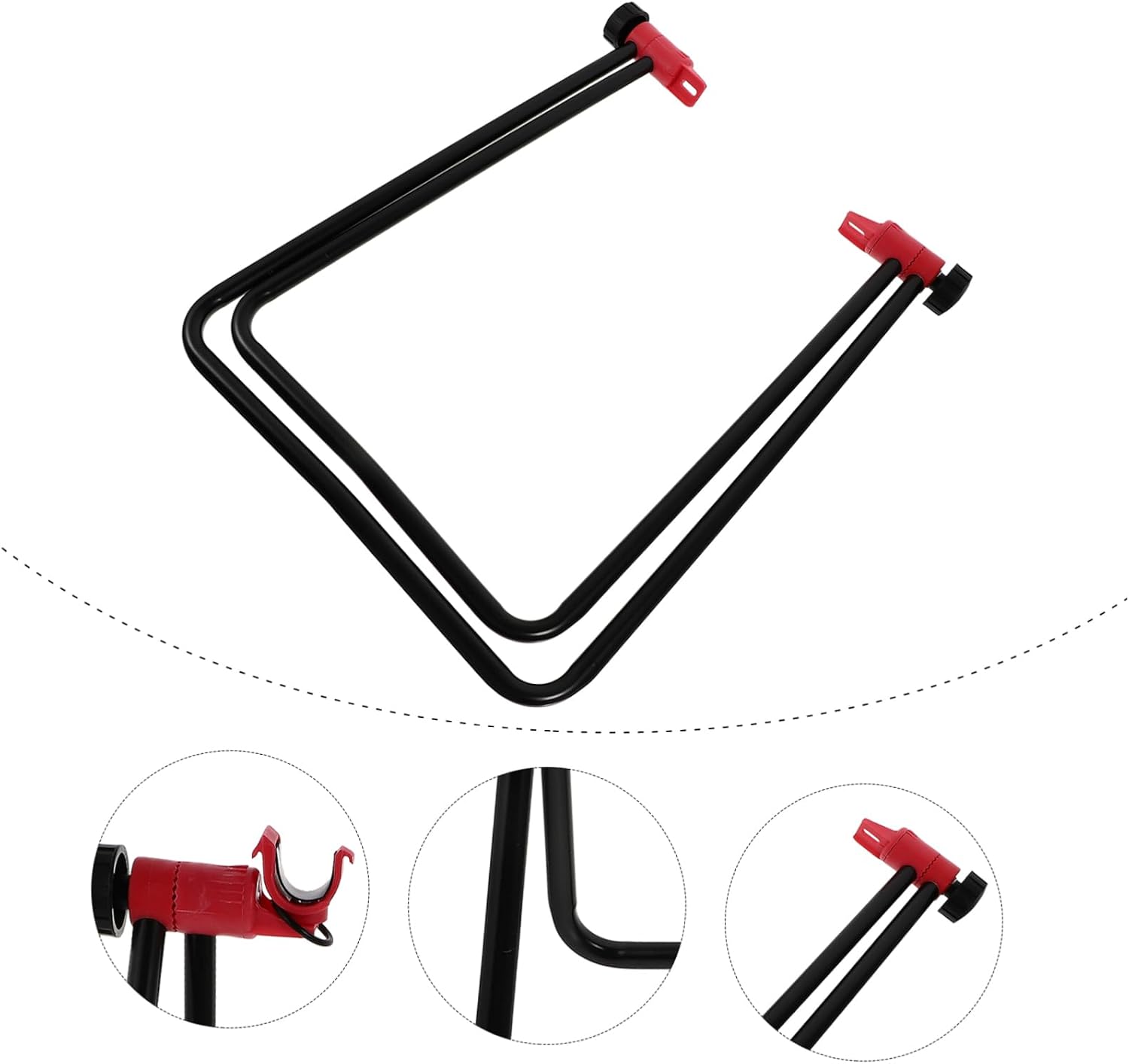 Totority Folding Cycle Rack Portable Bike Stand Sturdy Construction for Easy Storage Compact Design for Home Garage Outdoor Use Essential Bike Accessory for Convenience
