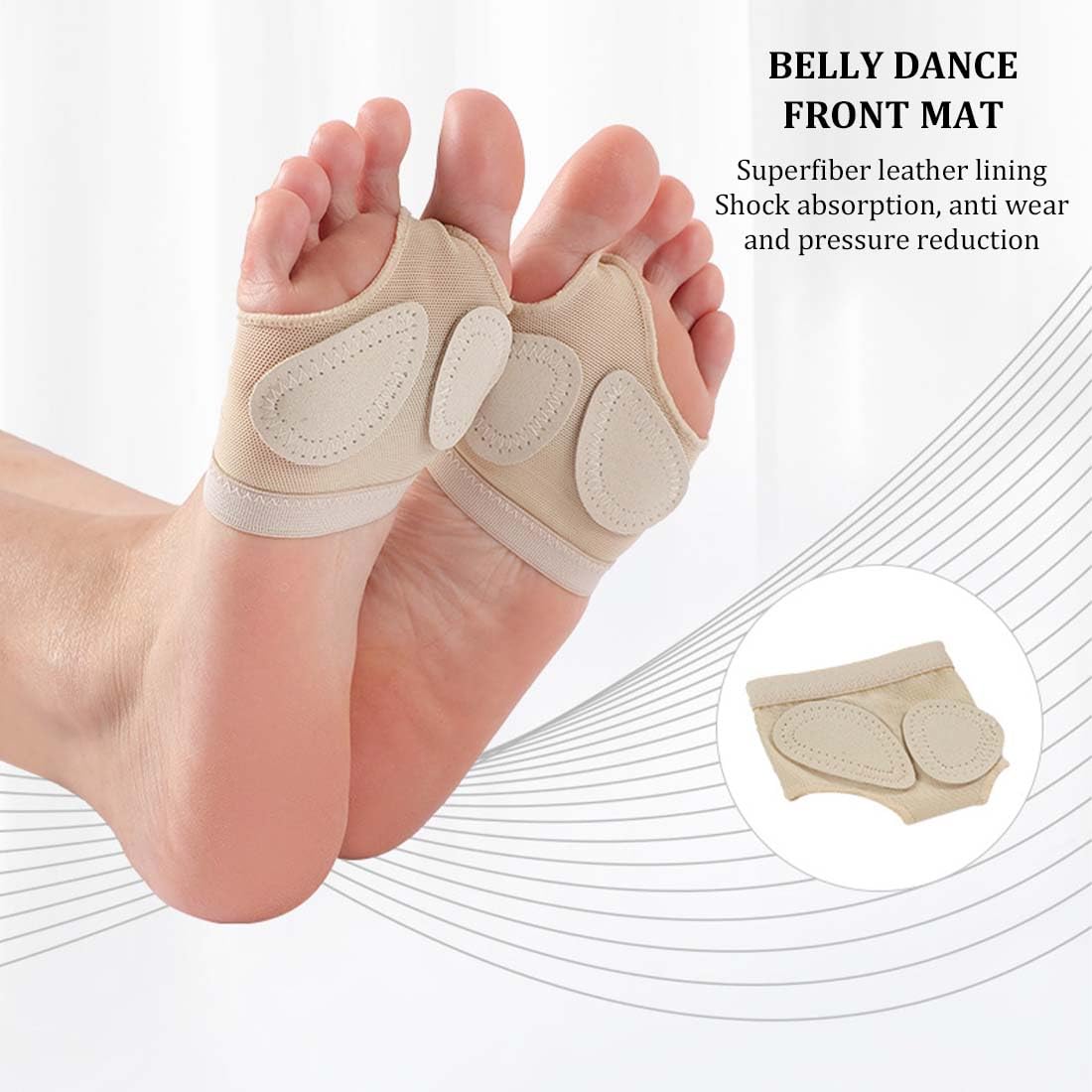 Almohadillas para Danza NIÑOS Y Adultos- Almohadillas Anti-derrp Antes depie para Danza clásica/Ballet/Yoga/Gimnasia/Jazz Moderno-protección para pies