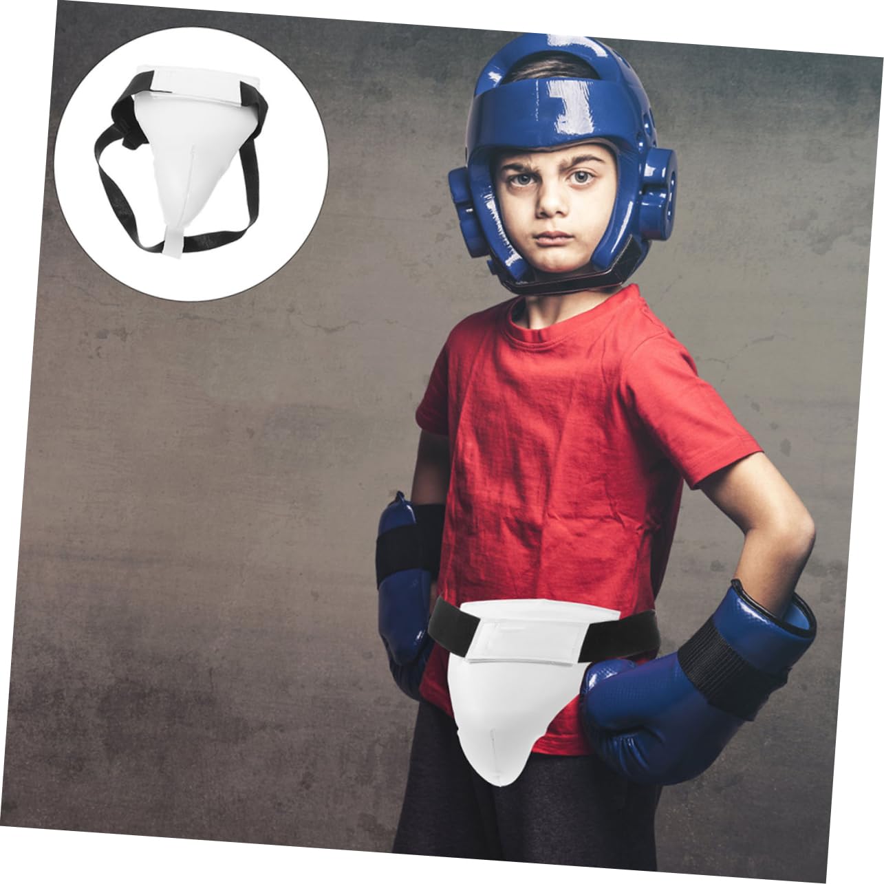 Protector De Entrepierna Coquilla De Boxeo para Hombres Protección Inguinal Equipo De Protección para Boxeo para Entrenamiento De Artes Marciales