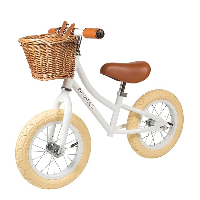 Foto 3 de 5 de Banwood Bici Sin Pedales Blanco Acero Niños 3-5 Años