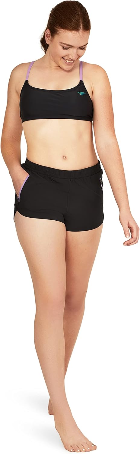 Speedo Women's Swimsuit Bottom Short Length Boardshort
