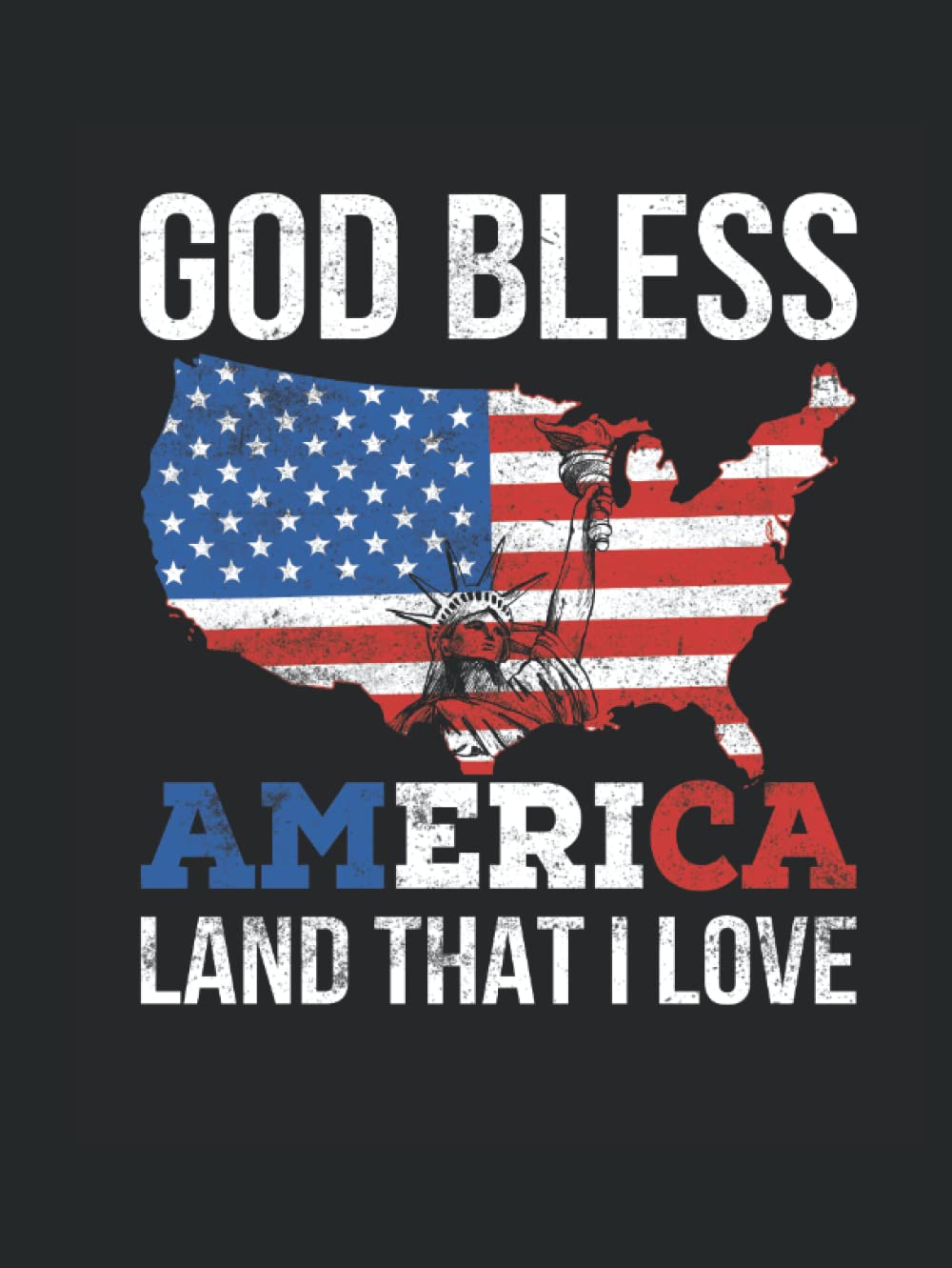 God Bless America Land That I Love Funny 4th July Desertcart