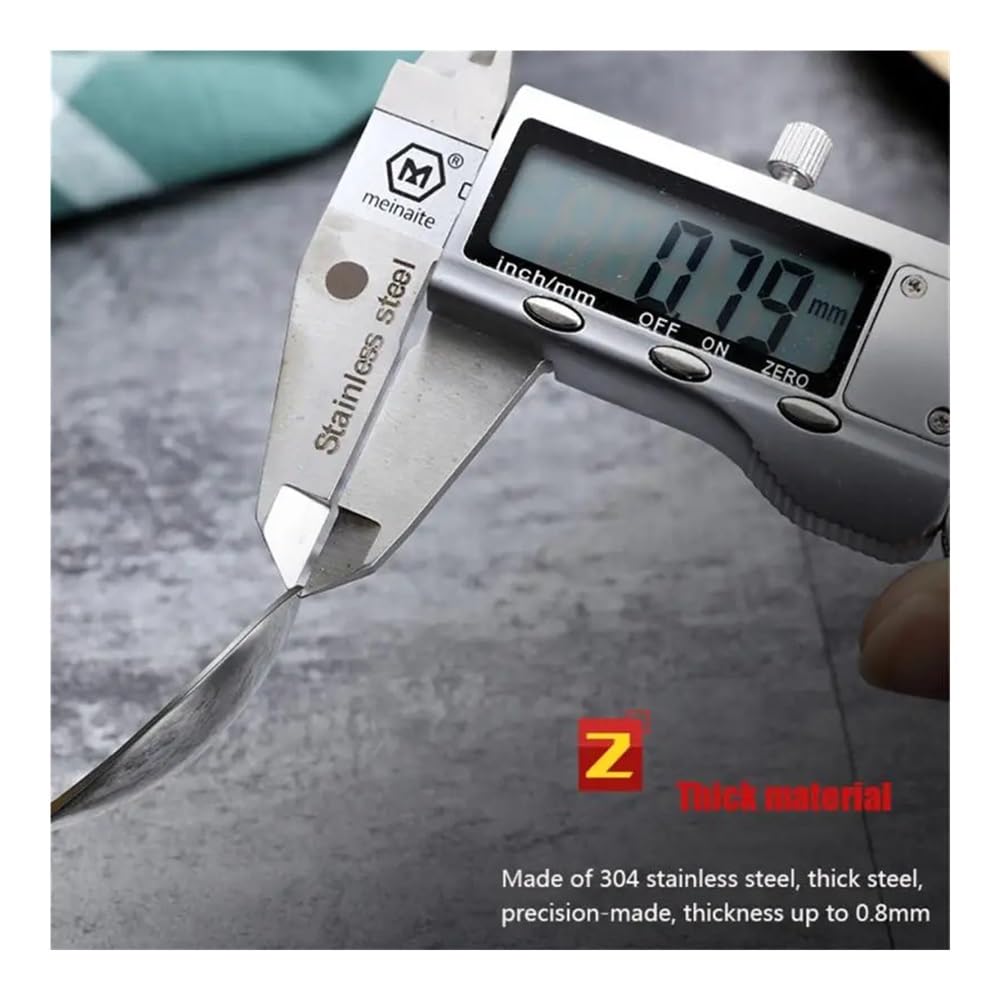 Kaffeelöffel aus Edelstahl mit langem Griff, Eiscreme, Dessert, Tee, Rührlöffel für Picknick, Küche, Esszimmer, Bar, Zubehör (23,5 cm)