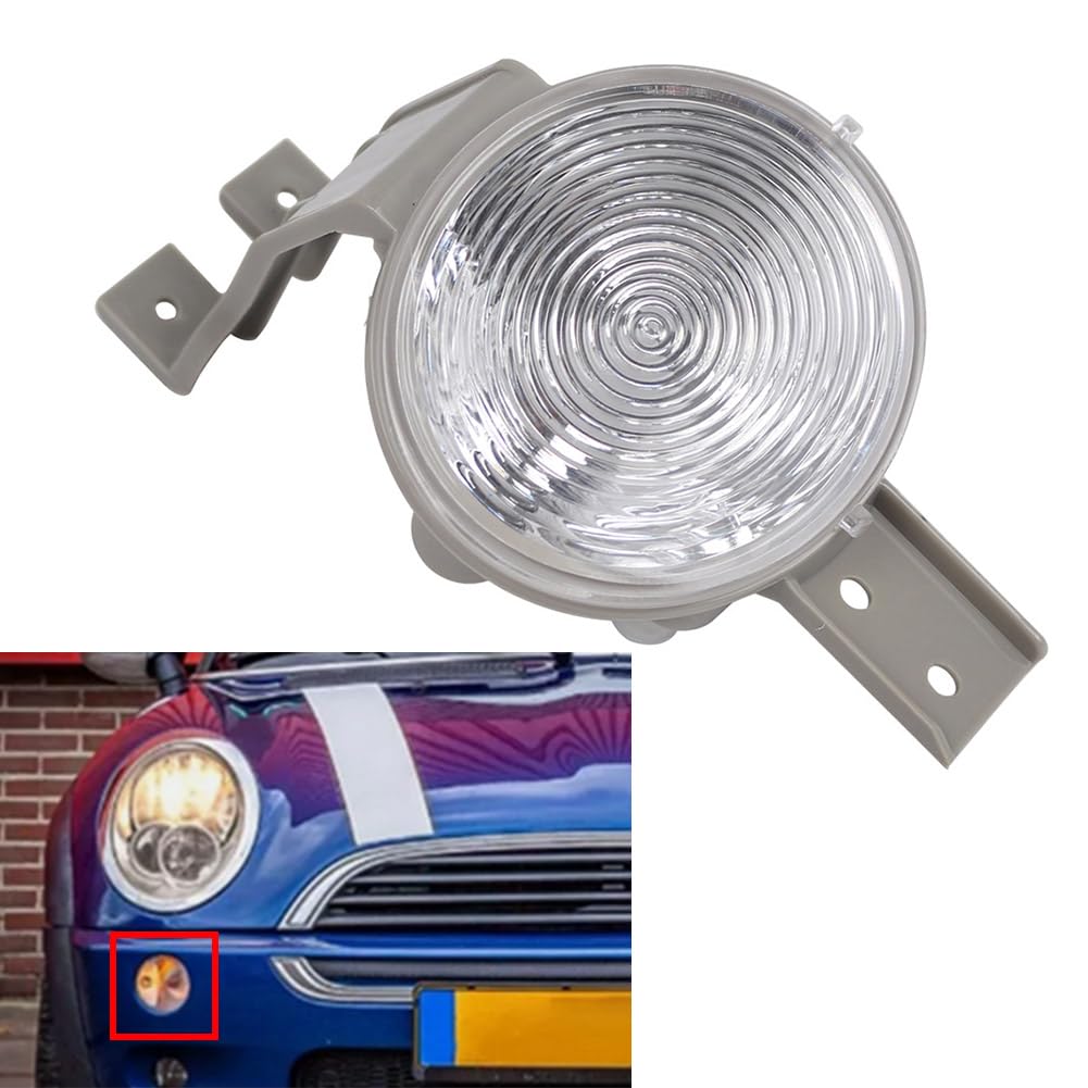 GZYF 1Pc Fog Light(without bulb) Right Side Turn Signal Automotive Light Front Turn Signal Right for BMW for MINI COOPER R52 Convertible 2004-2008