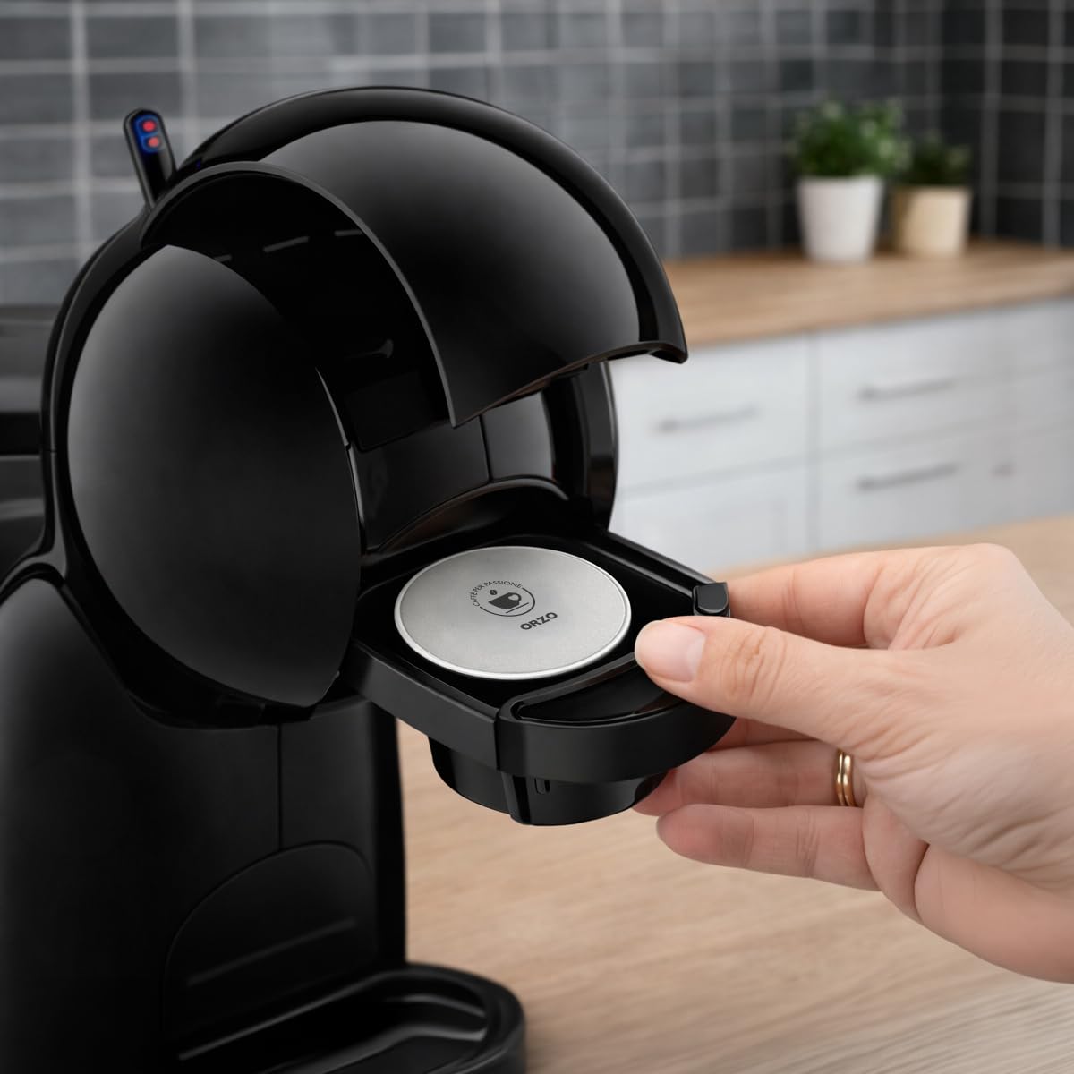 Cialdeitalia - Orzo Capsule Compatibili con macchine Nescafé Dolce Gusto, Bevanda Solubile d’Orzo Senza Caffeina dal Gusto Naturale, 192 Capsule