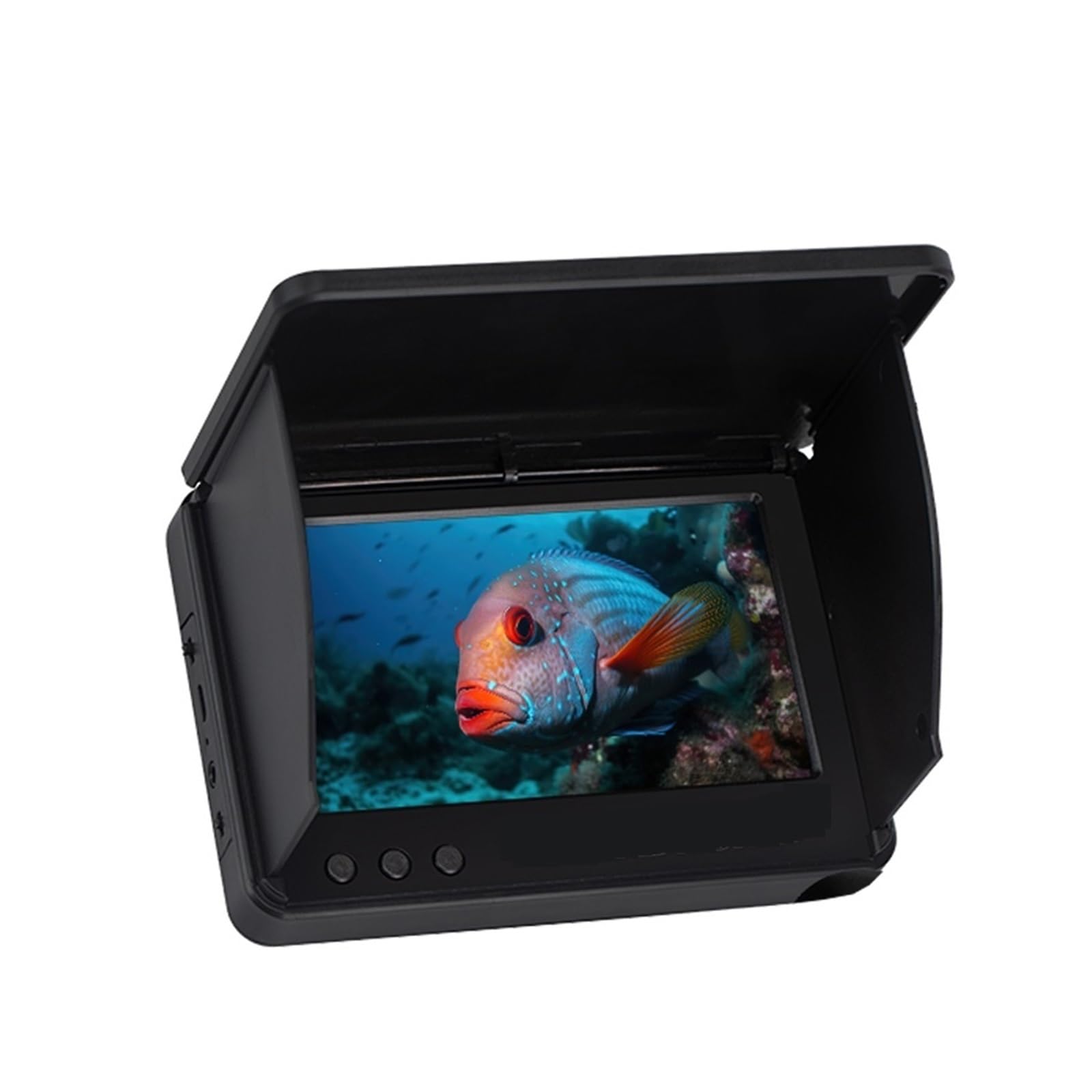 Buscador de Peces, Cámara portátil for Pesca submarina en Hielo con Pantalla LCD de 4,3/5 Pulgadas y visión Nocturna for Luces(20m 4.3 Plastic Box)