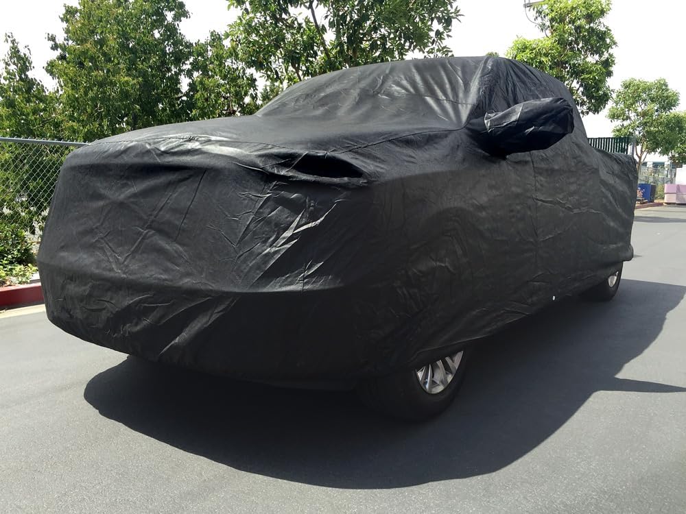 CarsCover Custom Fits for 2019-2023 Dodge Ram 1500 Crew Cab Quad Cab 5.7ft Bed Box Short Bed Xtrashield Black Truck Car Cover