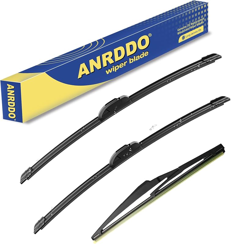 Jogo de palhetas do limpador de para-brisa ANRDDO para Toyota Prius C 2012 a 2019 – 28" + 14" + 8"