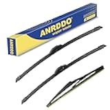 3 Wipers Replacement For 2012 2013 2014 2015 2016 2017 2018 2019 Toyota Prius C Windshield Wiper Blades Set Original Equipment - 28