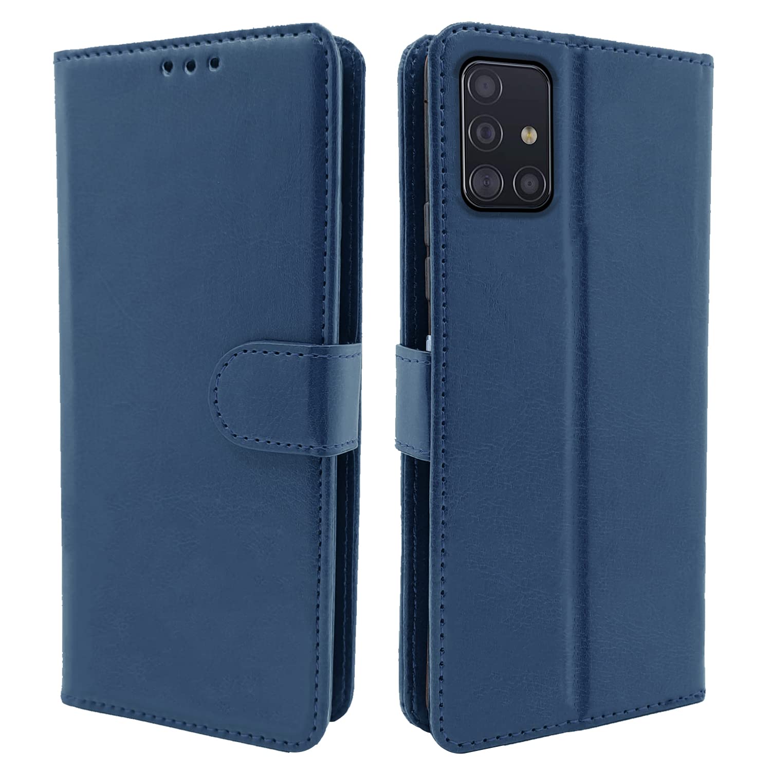 Pikkme Samsung Galaxy M51 Flip Cover Magnetic Leather Wallet Case Shockproof TPU for Samsung Galaxy M51 (Blue) (B08JH4NL29) Amazon Price History, Amazon Price Tracker