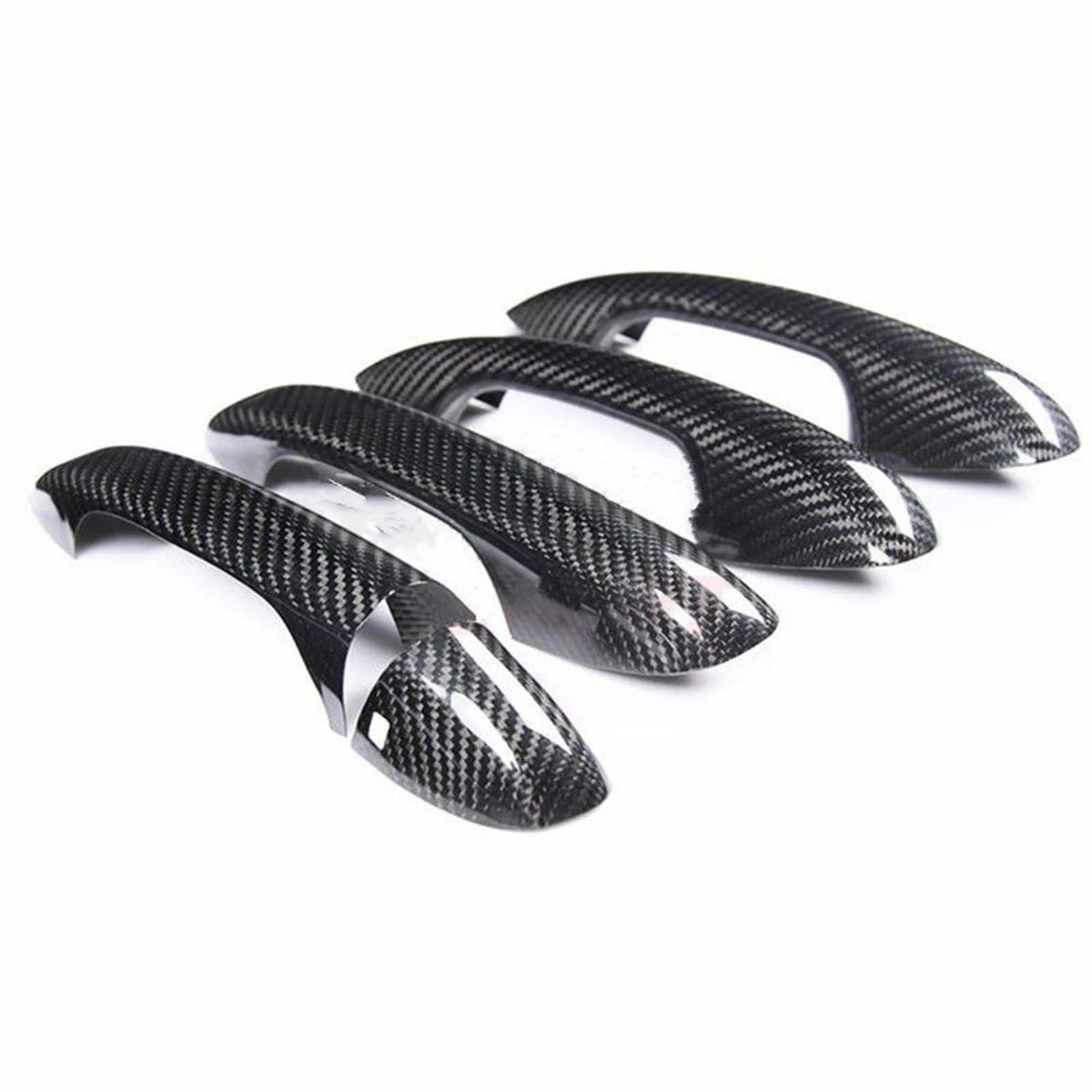 Noheeu One Color Rhd Car Inner Real Carbon Fiber Door Handle Cover Trim For Benz C E S Glc Gle Class W205 W213 X253 W222 C292 W167 W177