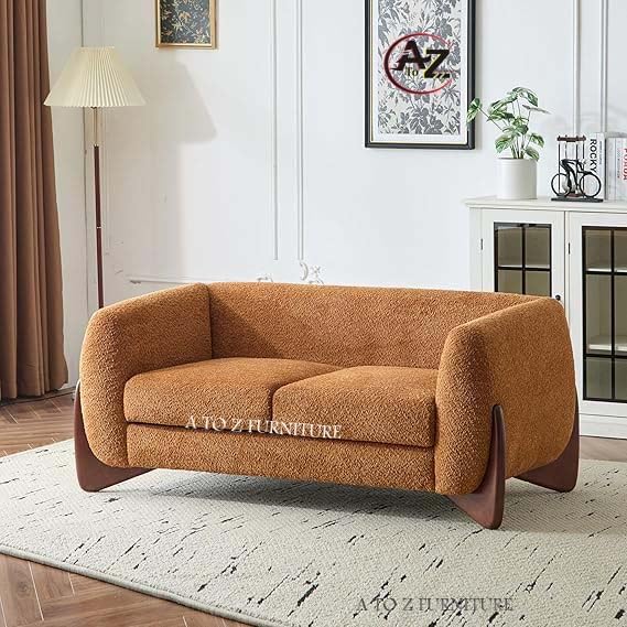 Image of A to Z Furniture Classic 3+2=5 Seater Sofa Set Luxury Chesterfield Leatherette Sofa in for Home Living Room & Office (Brown 3+2)