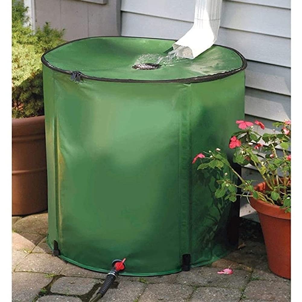Tragbarer Regenwassersammler, Faltbarer, Flexibler, Dürreresistenter Wasseraufbewahrungseimer, Antialterung Zum Picknick, Wandern (Color : Green, Size : 225L/60x80cm)
