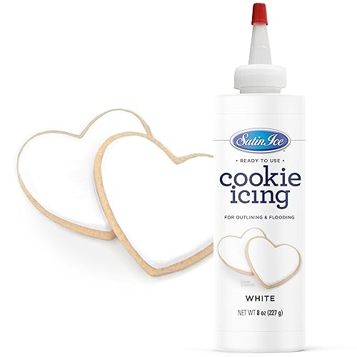 Miniatura 1 de Satin Ice Glaseado de galletas blanco - 8oz - Botella