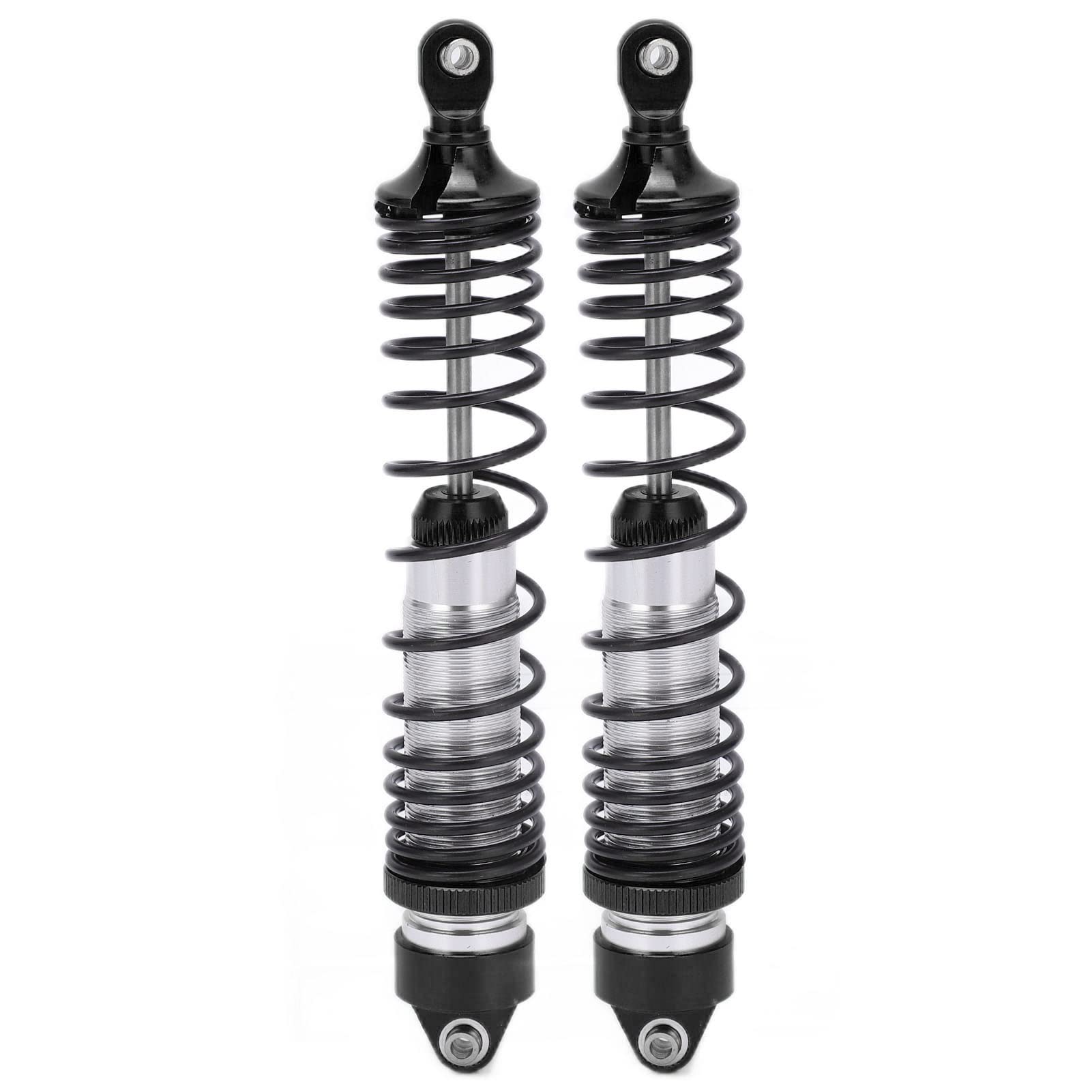 2 szt. Amortyzatory samochodowe RC Amortyzator ze stopu aluminium Zmontowane części zamienne do Traxxas UDR (Black)