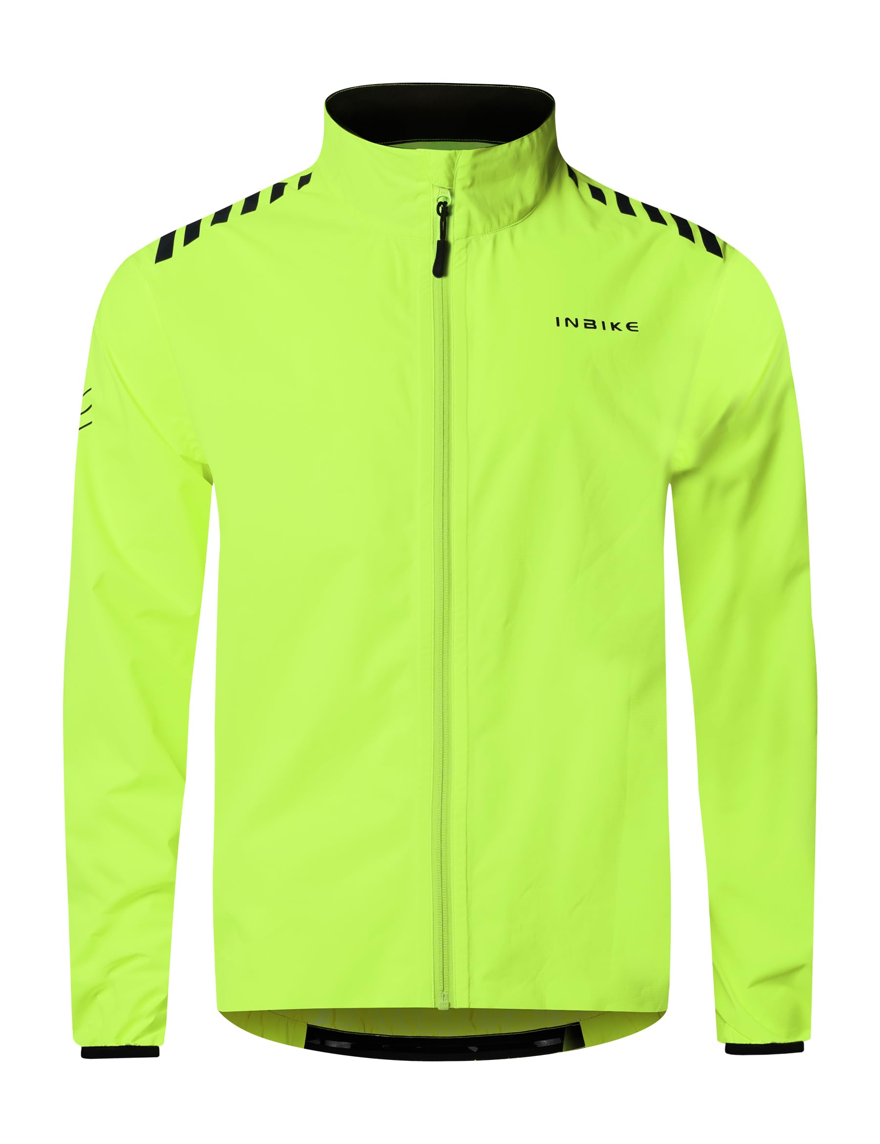 INBIKE Giacca Impermeabile Uomo Giacca Antivento Antipioggia Giacche Sportivo Catarifrangente Traspirante per Running Corsa Trekking Ciclismo e Vita Quotidiana per Uomo e Donna