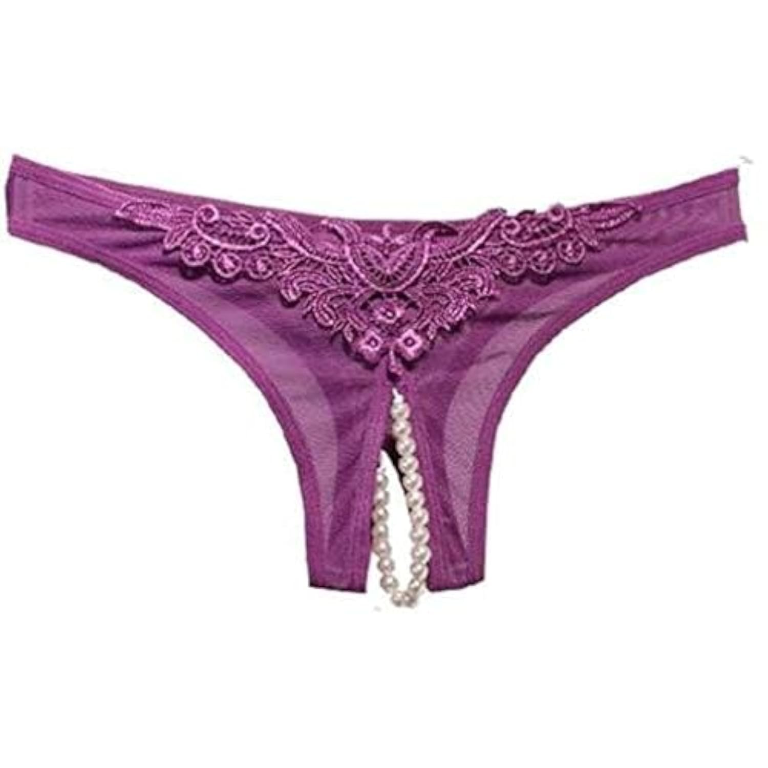 OtherOpen File Pearl Thong Lady Temptation Transparent T-shaped Pants