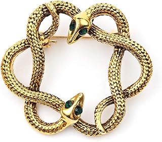 Thriller Animal Metal Punk Bending Creep Cobra Snake Brooches