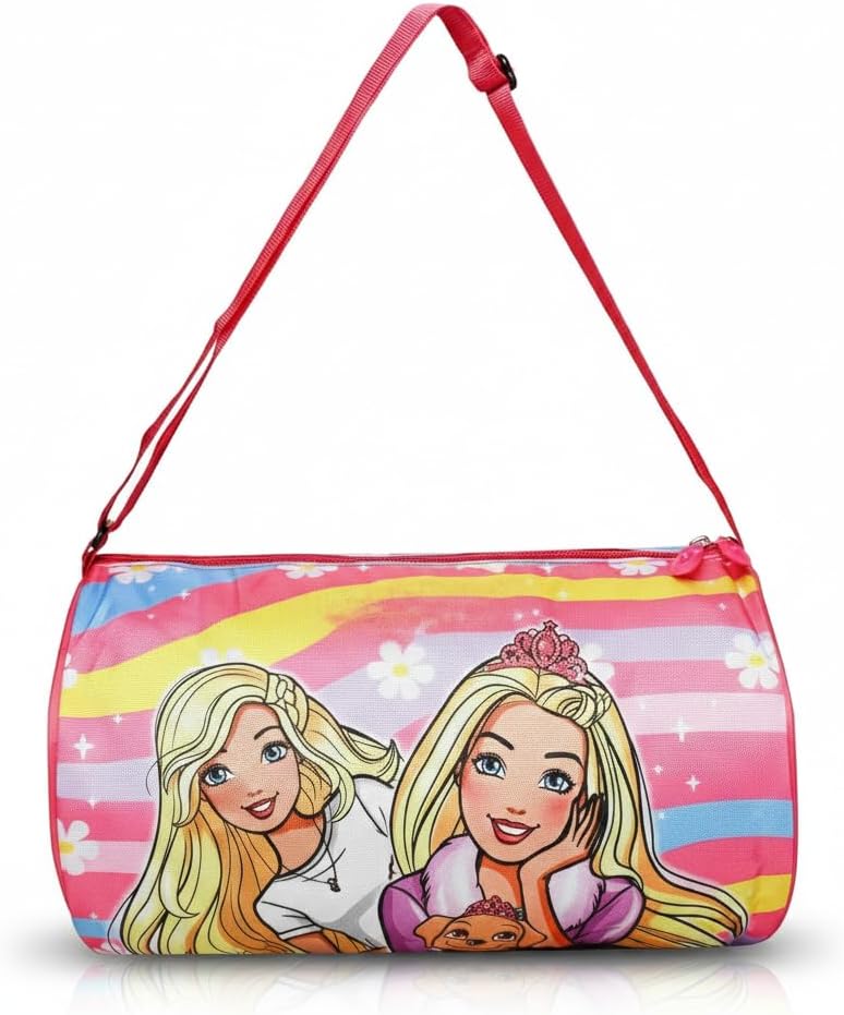 Kids Duffle Travel Bag | Durable Lightweight Polyester Sports & Gym Kids Luggage Carry Bag for Boys & Girls | Travelling Bag for Swimming, Dance, School & Weekend Trips