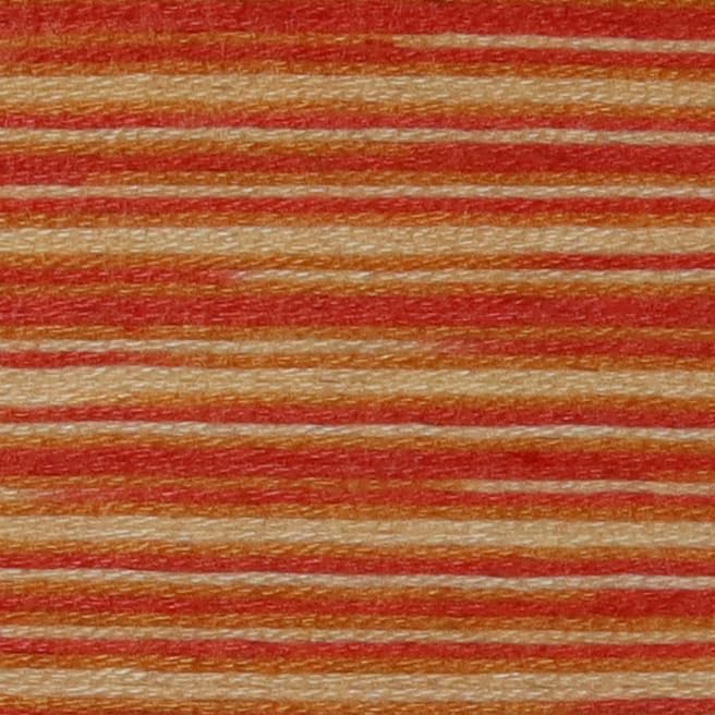 Image of KCS Big skeins of 25 Meters Size 25 Color Variegated Cross Stitch Stranded Threads,6 skeins,4120