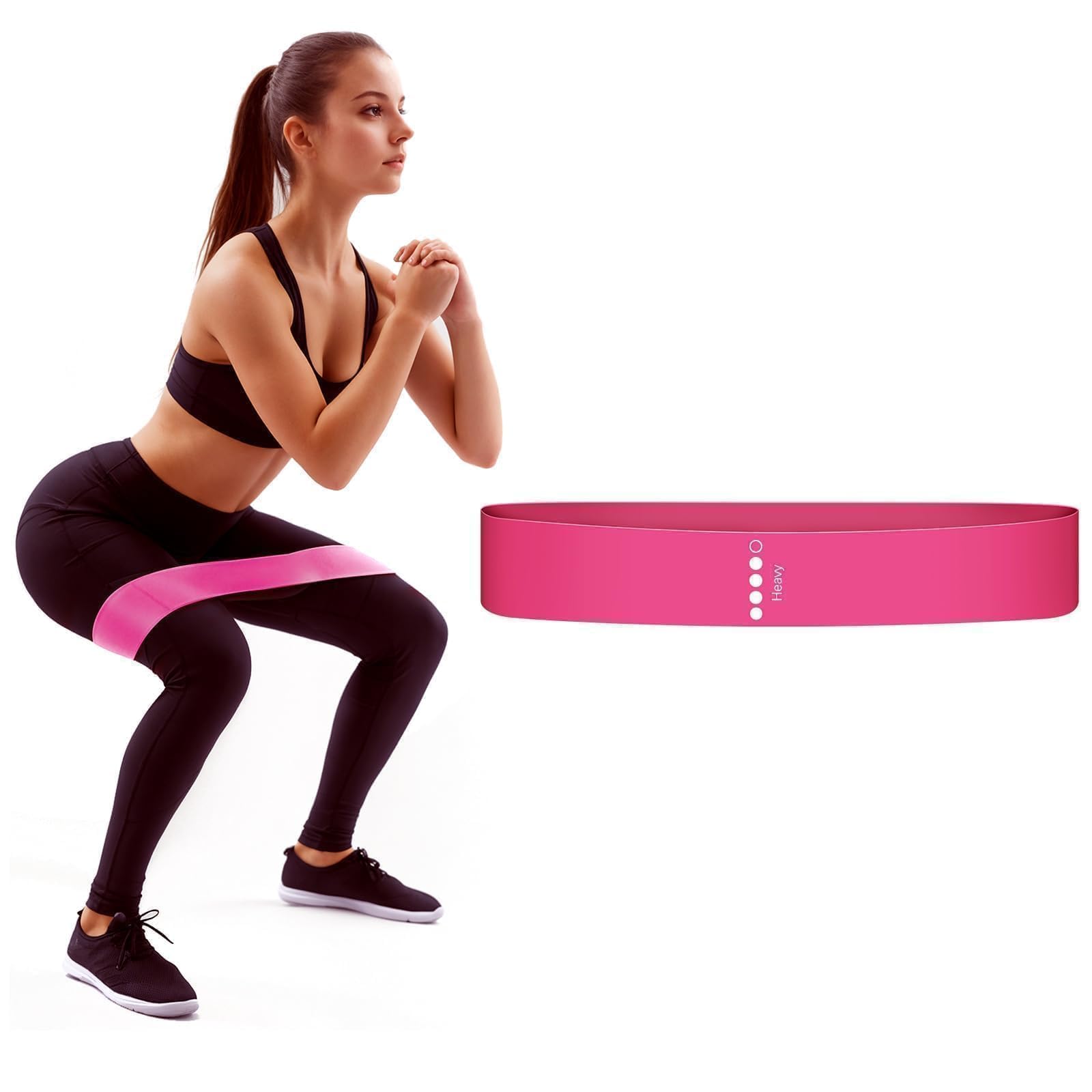 1 5 Pack Resistance Bands for Working Out Workout Equipment Exercise Bands for Home Gym Stretching Pilates Equipment