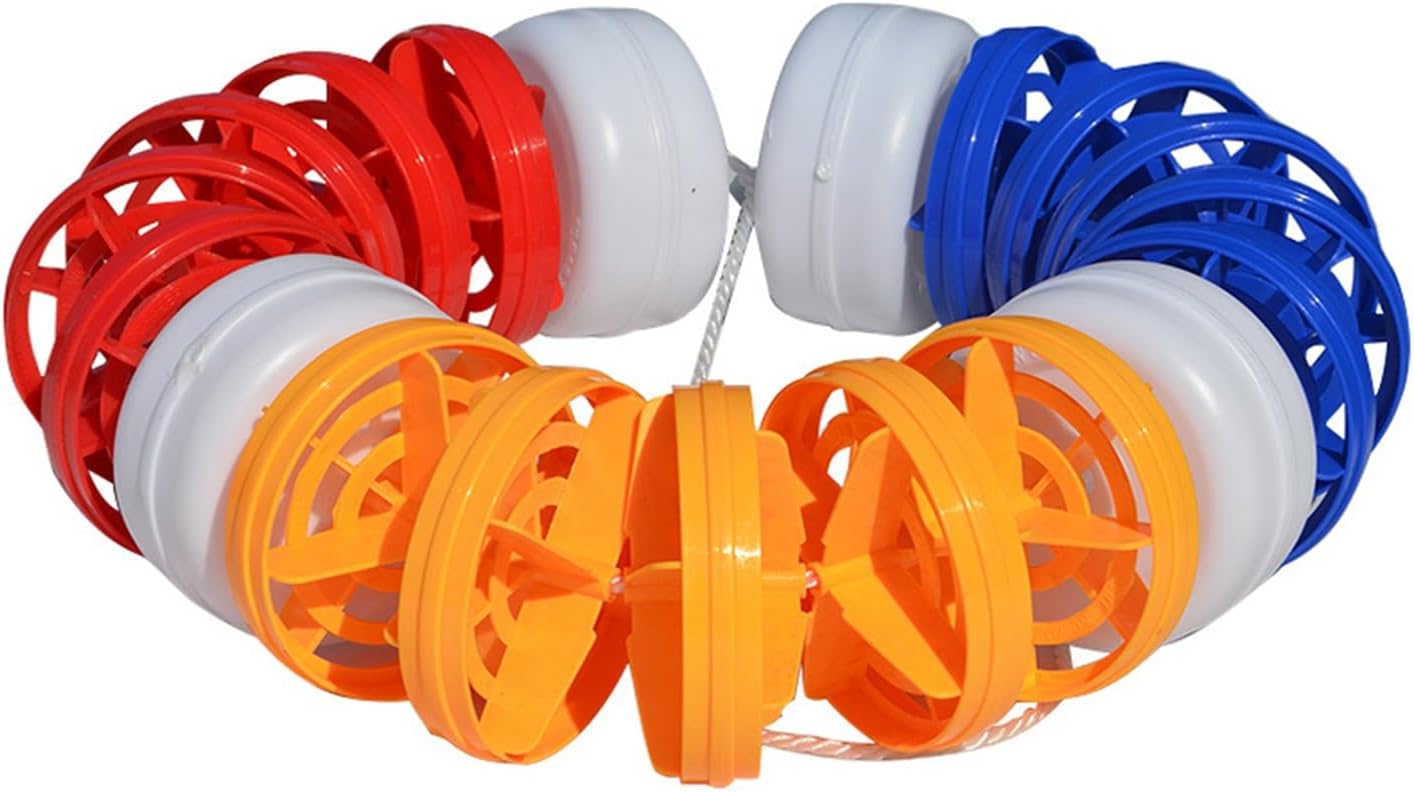 プールの波防止安全ロープ、フローティングプールの仕切り、屋内と屋外のプールの深さを区切るためのナイロンロープ/ワイヤーロープオプショ