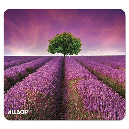 ALLSOP Nature's Smart Tapis de Souris 60% recyclé Champ de Lavande (31422)