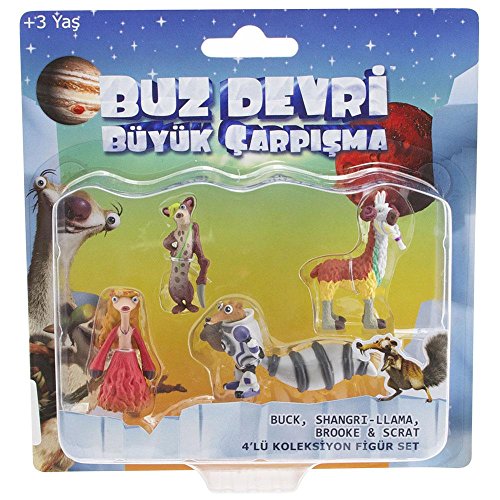 Ice Age Collision Course Manny, Diego, Sid & Scrat Mini Figure 4-Pack