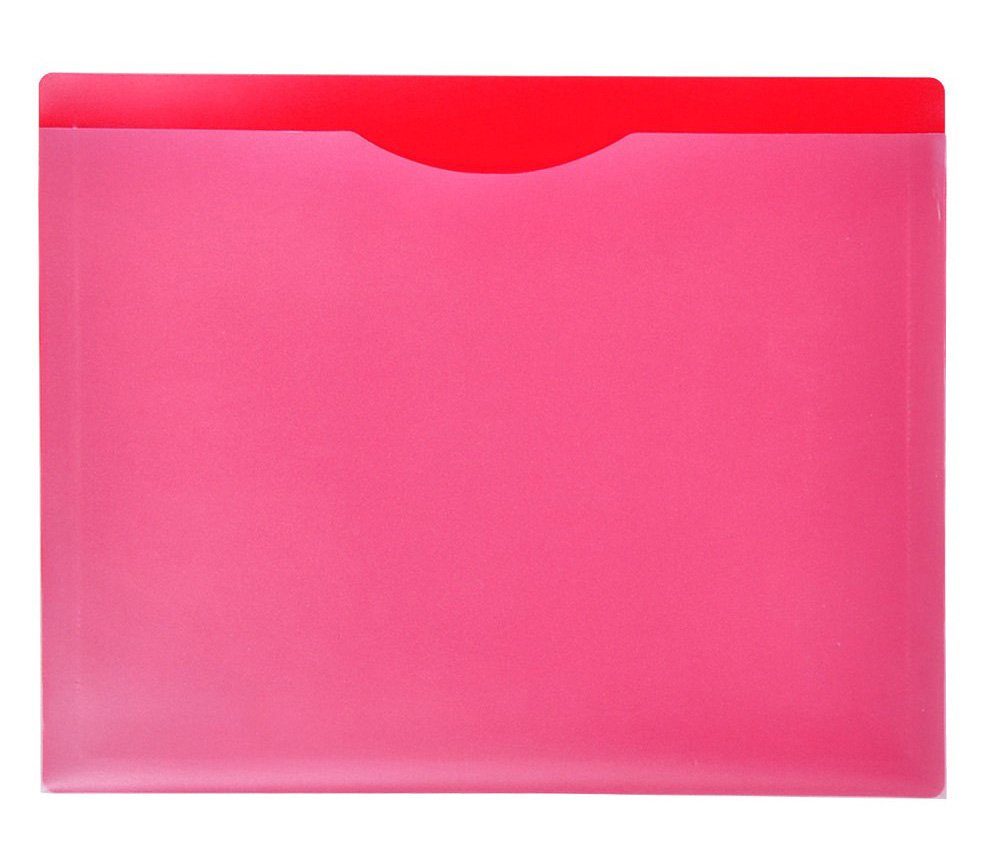 Waterproof Poly File Folders with Top Tab, Letter Size, Single Colors, 10pcs Pack