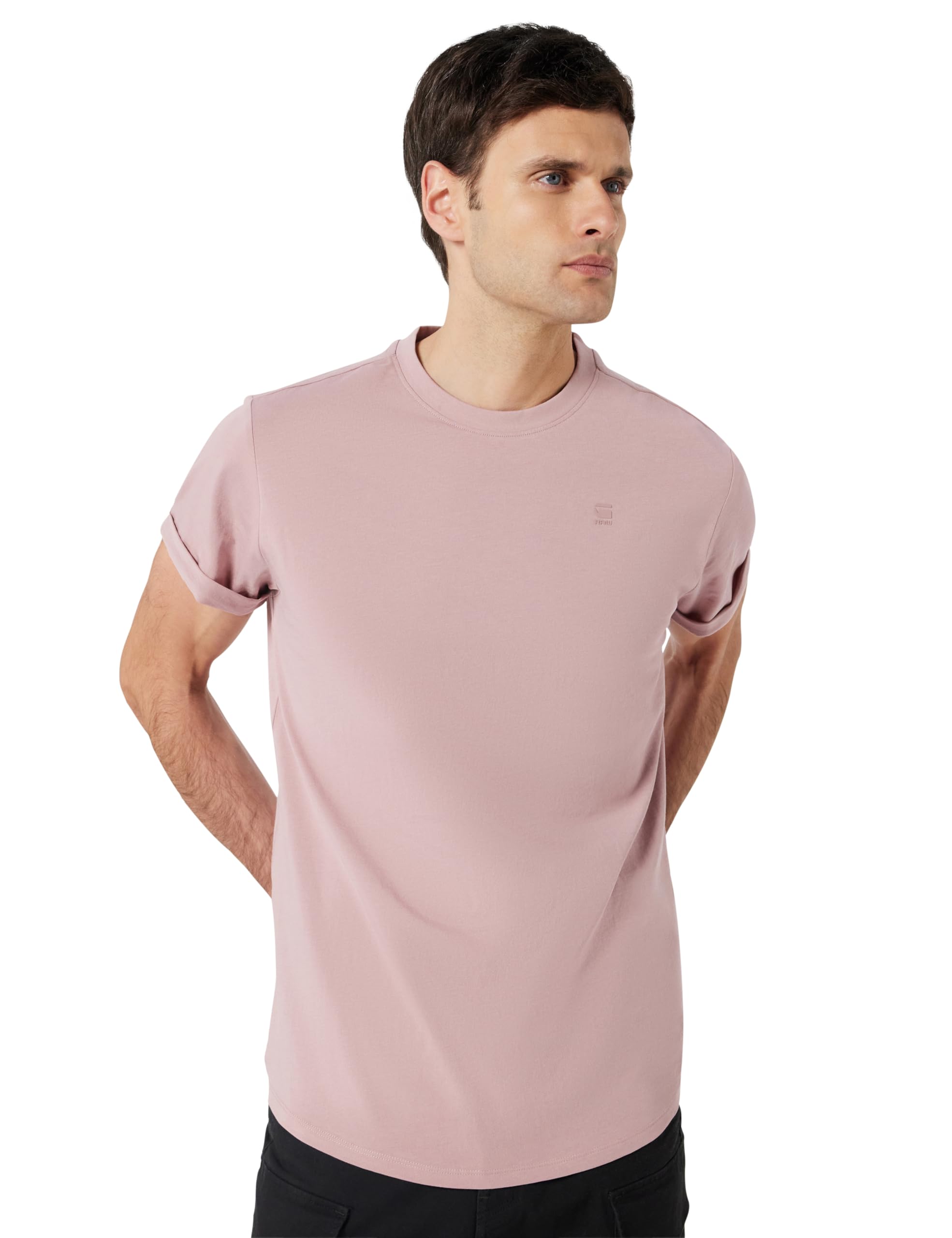 G-STAR Lash Jersey T-Shirt Uomo, Rosa (Lt Berry Mist D16396-B353-8147), L-image