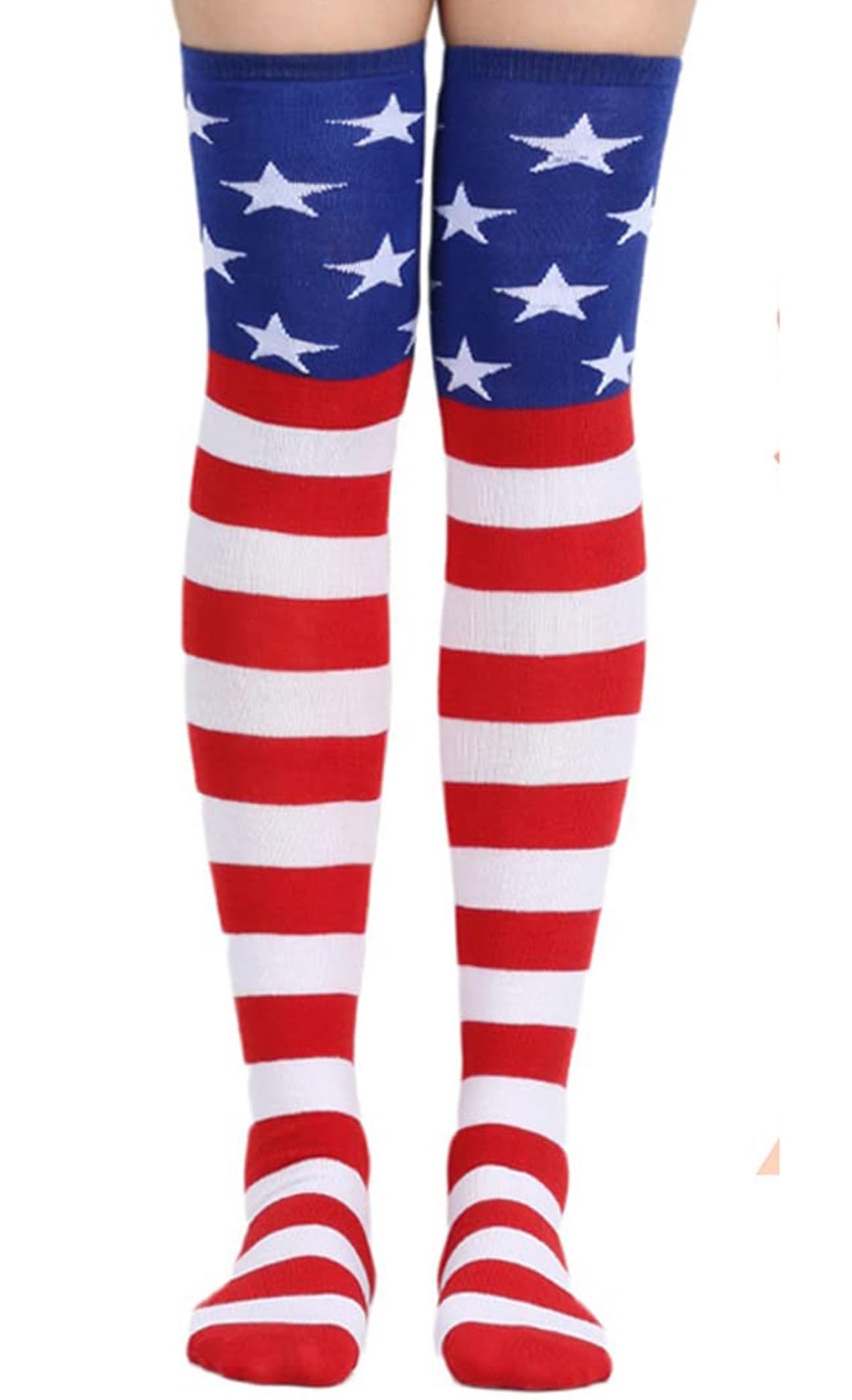 Knee High Socks Women Crazy Socks Striped