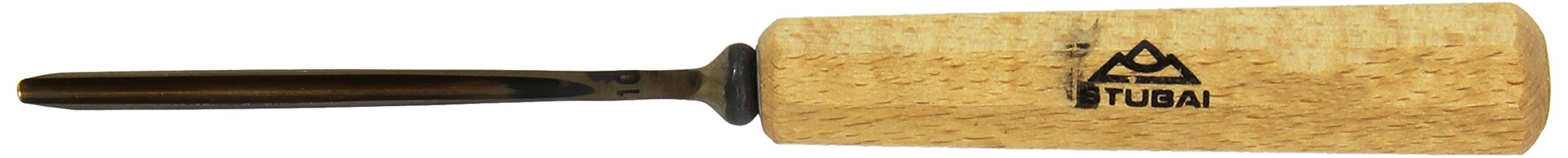 Stubai-521003 Gerades Hohleisen 3 mm | Profi-Schnitzeisen Serie 52, Stich 10 | einseitig geschliffen | Ideal für Figurenarbeiten, Haar- & Wasserdarstellungen | Holzschnitzwerkzeug