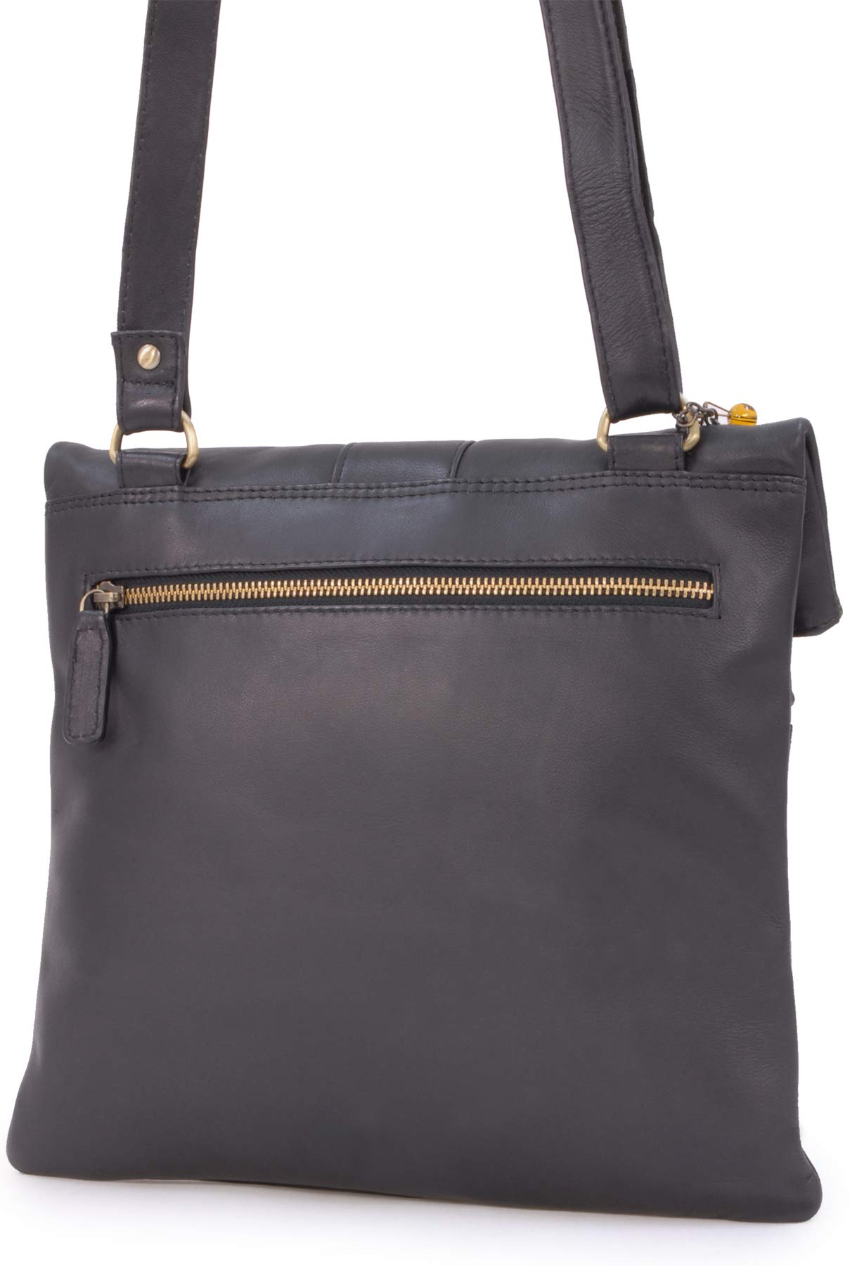 Catwalk Collection Handbags - Borsa a Tracolla Piccola in Pelle - Borsa Messenger Donna - Borsetta con Tracolla Regolabile - Dispatch