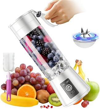 Small Portable Shakes & Smoothie Blender - 13 Oz Personal Size Blender