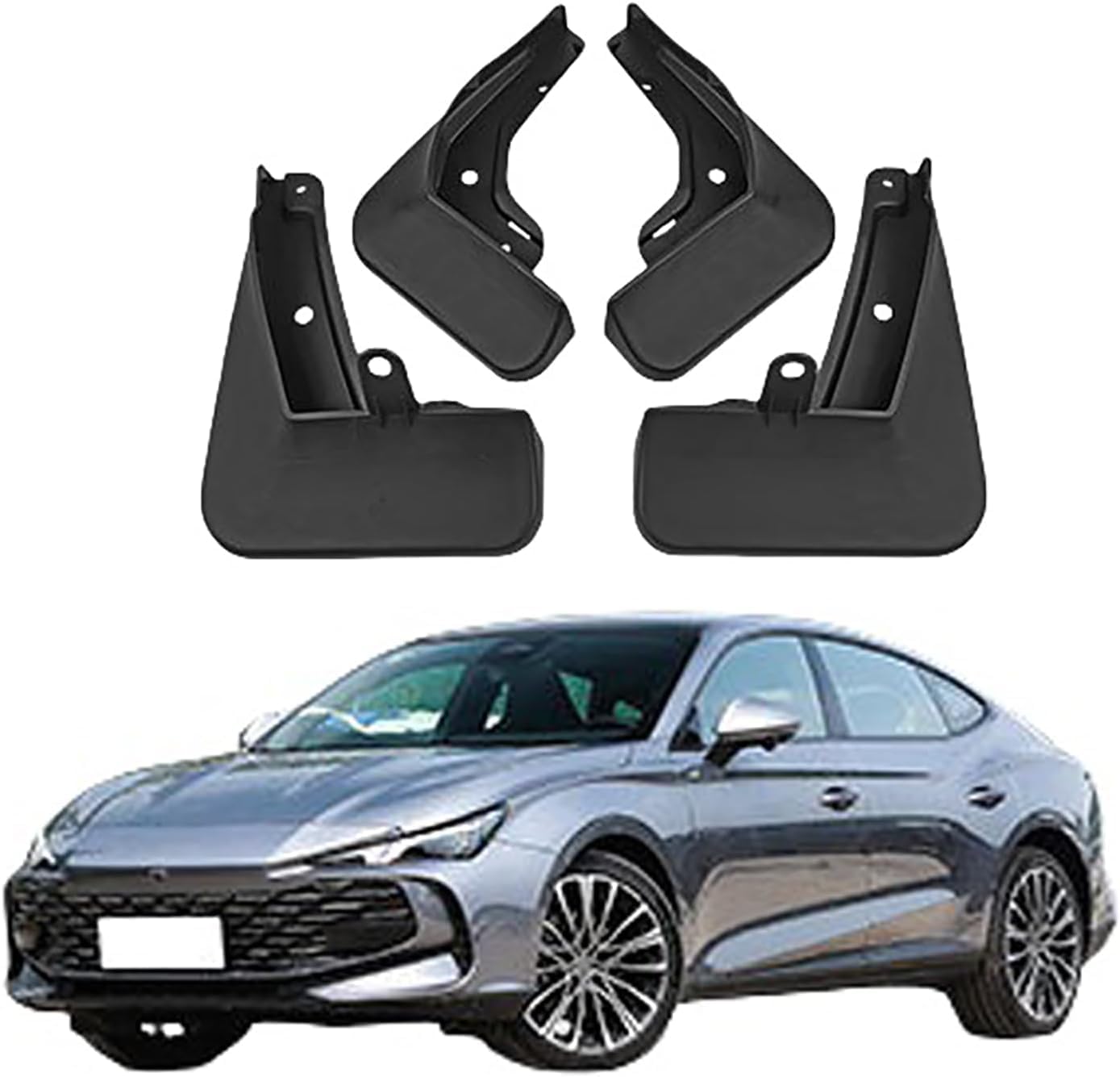 NYSLDSCO 4Pcs Premium Mud Flaps for MG 7 2023 2024 2025 Front and Rear Splash Guards Durable Mudguards Protection Against Road Debris